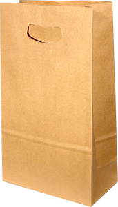 Flat  Natural bottom  Kraft  Bottom kraft Brown bags Cut MrTakeOutBags paper flat Bags Die Paper