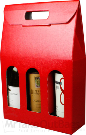 3 bottle leather wine carrier