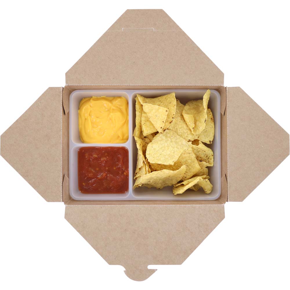nacho divider for takeout boxes