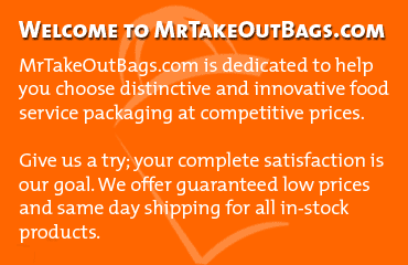 MrTakeOutBags is dedicated to help you choose distinctive and innovative food service packaging at competitive prices. 