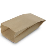 Brown Natural Kraft Bread Bag - 9 x 6 x 16