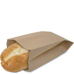 Brown Natural Kraft Bread Bag - 9 x 6 x 16"