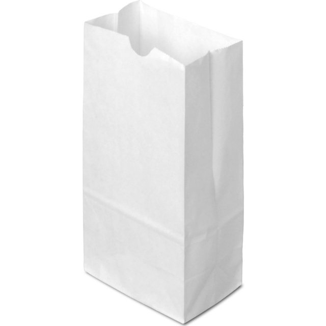 4lb. White Kraft SOS Bags