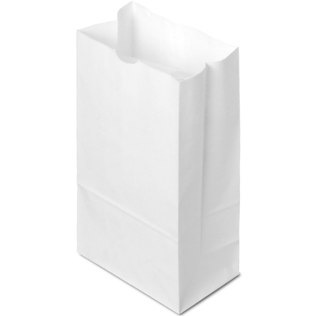 6lb. White Kraft SOS Bags