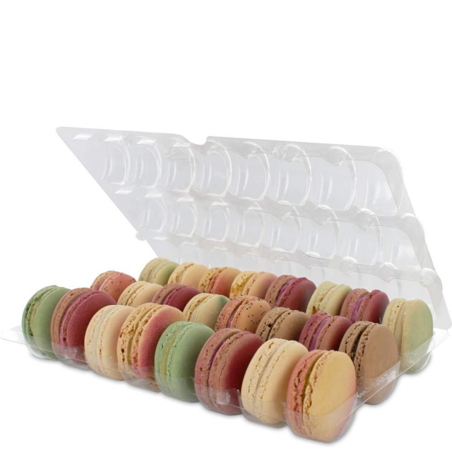 24 Or 48 Macaron Clear Rectangular Insert