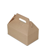 Natural Kraft Brown Gable Boxes - 8-7/8 x 5 x 3-1/2"