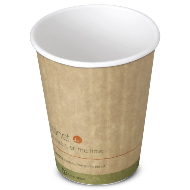 12 oz. Planet Plus2 Double Wall Compostable Paper Coffee Cup