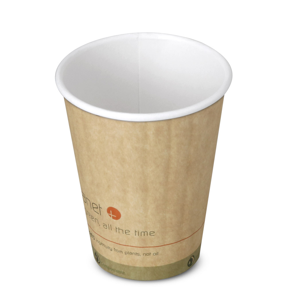 8 oz. Planet Plus2 Double Wall Compostable Paper Coffee Cup ...