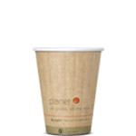 8 oz. Planet Plus2 Double Wall Compostable Paper Coffee Cup