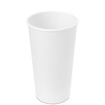 20 oz. White Paper Coffee Cups by Dart / Solo