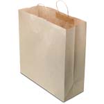 Brown Kraft Paper Shopping Bags - 18 x 7 x 18.5 in.