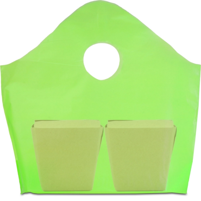 Lime Frosty Wave Bag - 12 x 11 x 4"