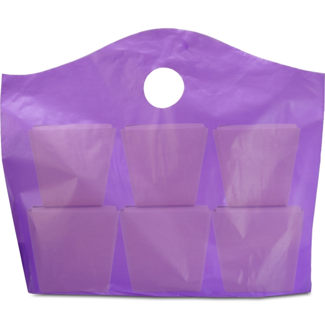 Purple Frosty Wave Bag - 18 x 15 x 6"