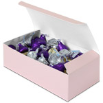 1 lb. Pink Paper Candy Boxes - 7 x 3.375 x 2 in.