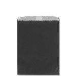 1/2# Black Gourmet Glassine Bags 5.75 x 7.5"