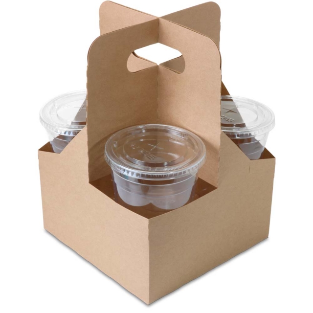 4 Cup Jumbo Drink Carriers - 7.25 x 7.25 x 10.25"