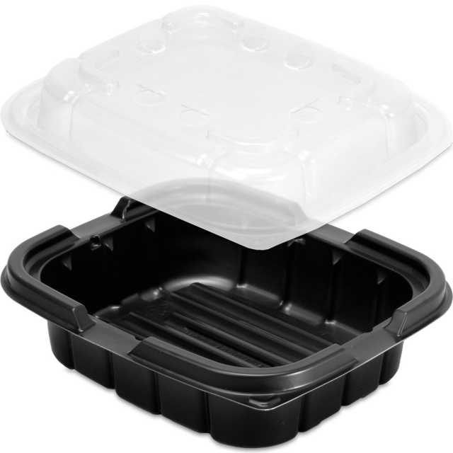 Fried Food Takeout Container and Lid Combo Pack - 14 oz.