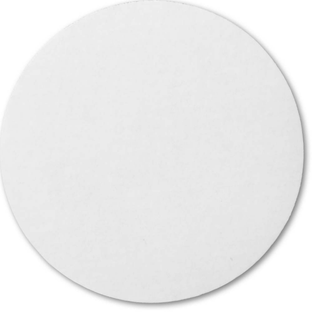 7" White Cake Board with Grease Resistant Coating