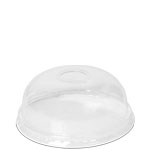 Fineline Clear Dome Lid w/ Large Hole (Fits 8 oz. Fineline Cold Cups)