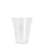12 oz. Squat Fineline Clear Plastic Cold Cup