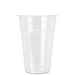 20 oz. Fineline Clear Plastic Cold Cups