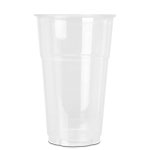 24 oz. Fineline Clear Plastic Cold Cups