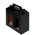 Jar Gift Box - Nero Black Linen Tall Window 2 - Jar Carrier