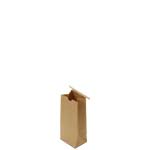 1/2 lb. Natural Brown Kraft Tin Tie Bags with Poly Liner