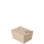 #1 Earth Coating 100% Recycled Brown Kraft Take Out Boxes