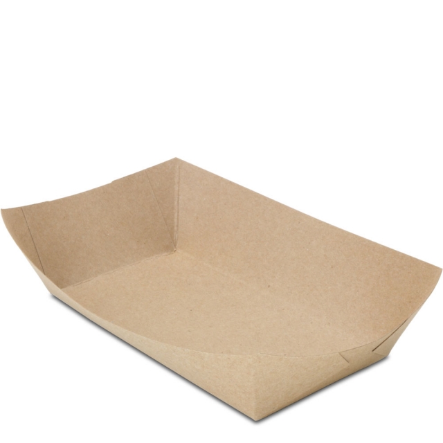 5lb. Brown Kraft Paper Food Trays