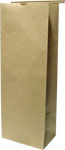 5 lb. Recycled Brown Kraft Tin Tie Bags with PLA  Liner