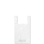 White T-Shirt Bags - 10 x 5 x 18 in.