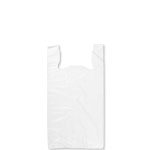 Premium White T-Shirt Bags - 12 x 7 x 23 in.