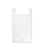 Jumbo Premium White T-Shirt Bags - 18 x 8 x 32 in.