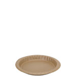 7.5 in. Brown Kraft Natural 3-Ply Corrugated Disposable Plates