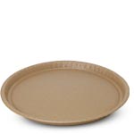 12" SOLUT! Natural Brown Kraft 100% Recyclable Catering Trays