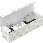Alpine Snowflake Single Bottle Wine Gift Box