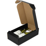 Nero Black Embossed 2 Bottle Wine Boxes