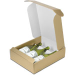 Oro Matte Gold Textured 3 Bottle Wine Boxes