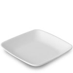 2.6 in. White Bagasse Mini Square Dish