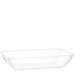 3 x 1.5 in. Clear Tiny Treasure Rectangle Tray / Plate