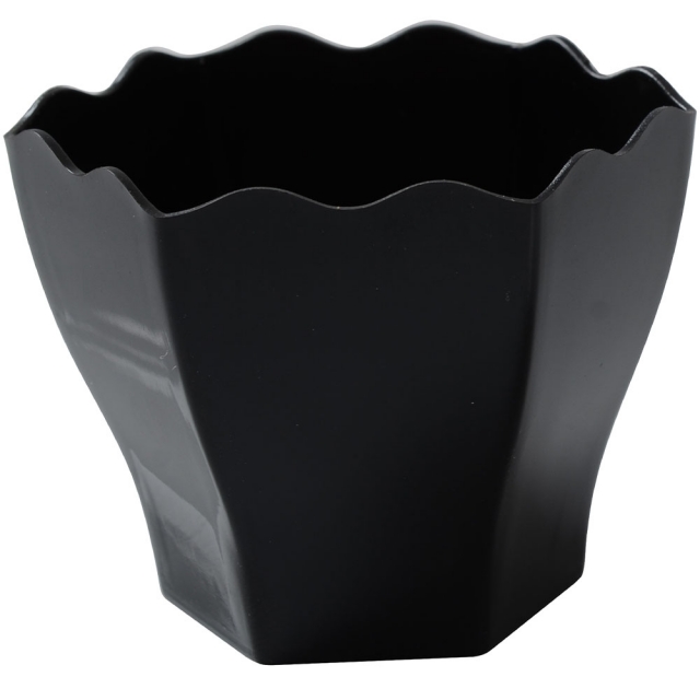 2 oz. Black Tiny Hexagon Bowl