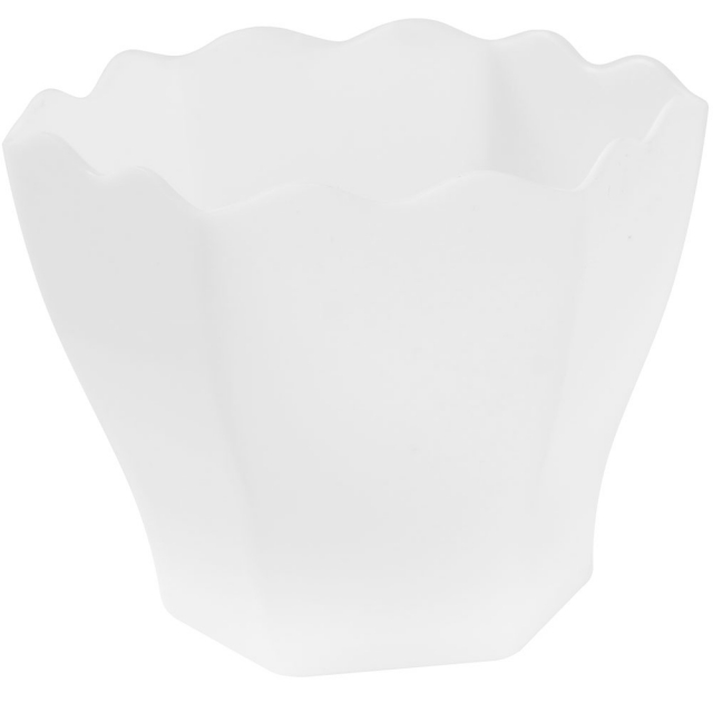 2 oz. White Tiny Hexagon Bowl