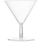 2.7 oz. Clear Poly Martini "Glass"