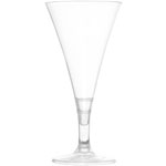 2 oz. Clear Poly Champagne Flutes