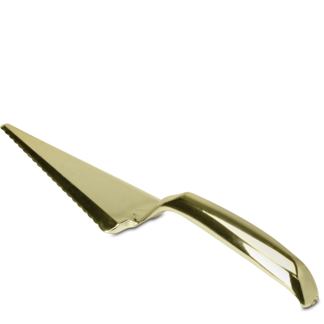 Gold Heavyweight Cake Cutter 9.5"