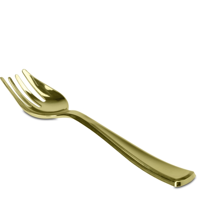 Gold Heavyweight Serving Fork 10"