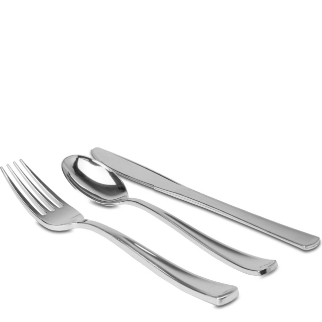 Silver Heavyweight Cutlery Combo Pack