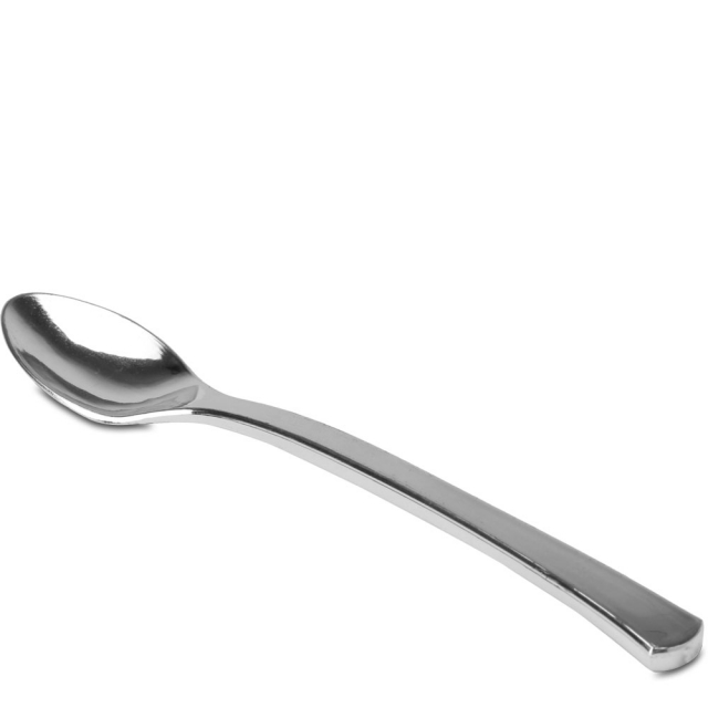 Tiny Silver Tasting Spoons 4"