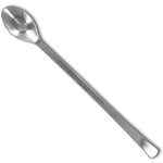 Silver Long Handle Cocktail Spoons 6"